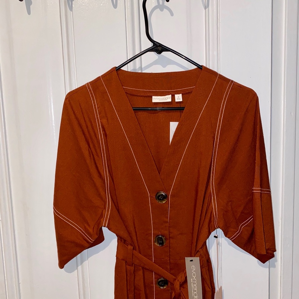 Fall linen dress - Picture 2 of 3